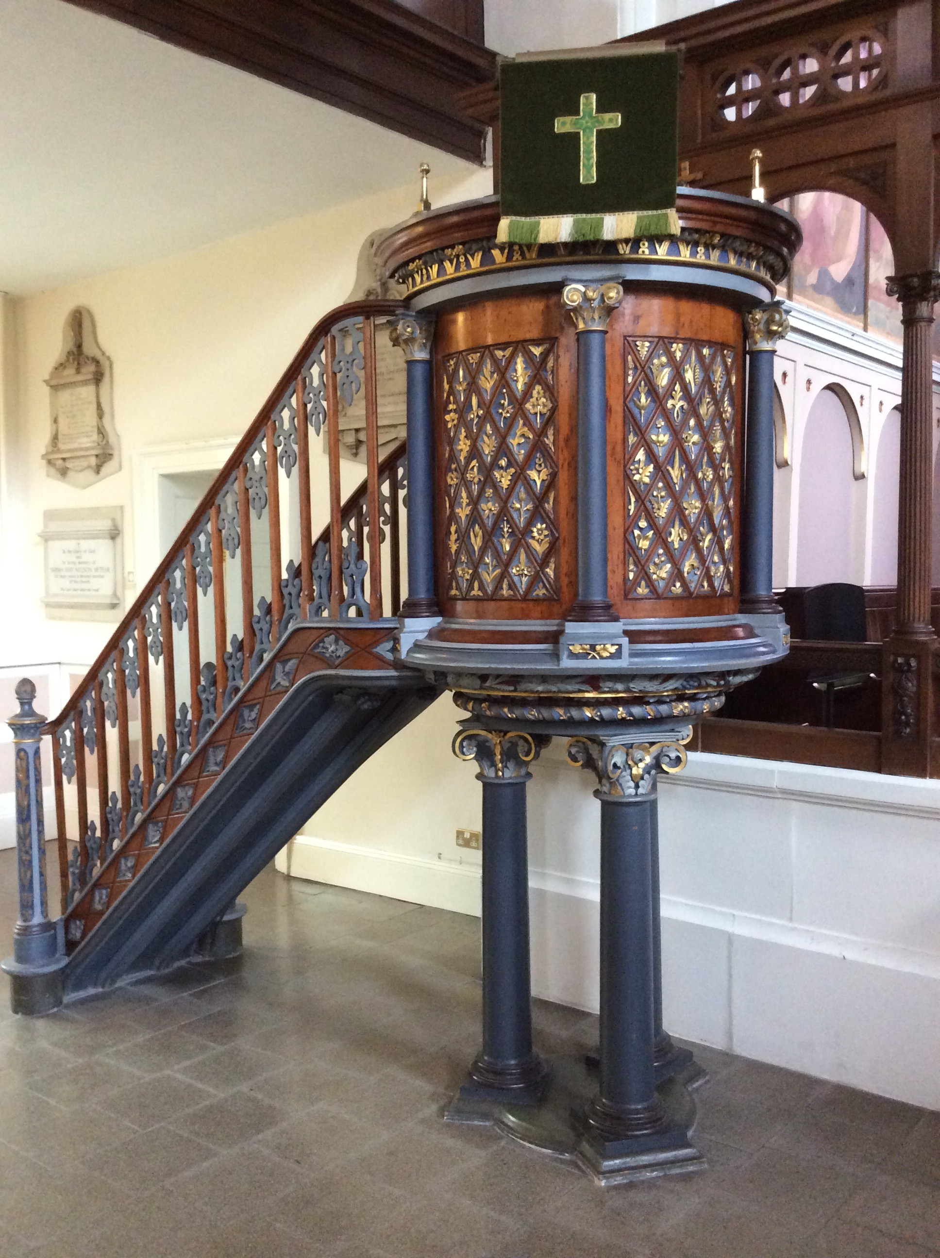 the restoration of the pulpit in st georges church in belfast