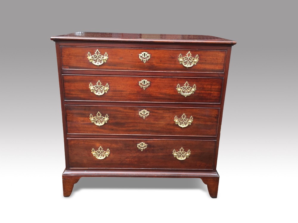 a fine early george iii mahogany chest of drawers