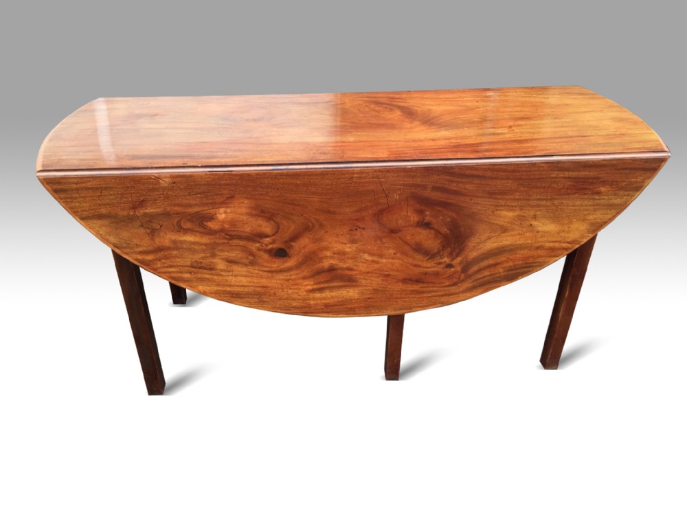 a superb late 18th century irish mahogany wake table
