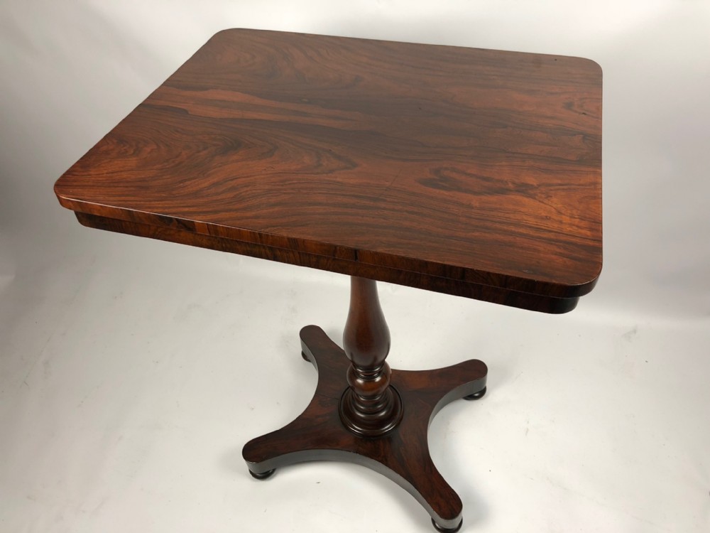 a wonderful mid 19th century rosewood occasional or wine table